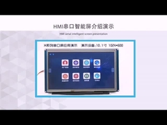 شاشة Uart Tft مقاس 10.1 بوصة مع لوحة تعمل باللمس ، دقة 1024x600 ، واجهة Uart HDMI ، 300c / d