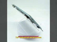 شاشة Uart Tft مقاس 7 بوصة مع لوحة تعمل باللمس ، دقة 800 × 480 ، واجهة Uart 10PINS