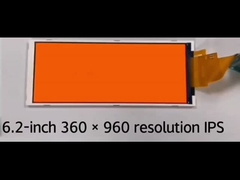 شاشة عرض LCD من نوع TFT مقاس 6.2 بوصة ، دقة 360X960 ، 40PINS RGB + SPI ، 300cd / m2 ،