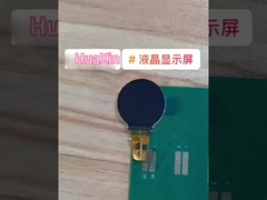 0.95 بوصة مستديرة Tft شاشة LCD 128 * 128 دقة، 1000c/d ضوء الشمس قابلة للقراءة واجهة 4SPI