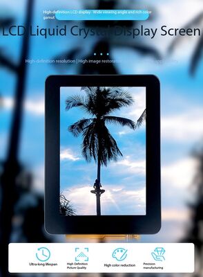 3.5 Inch IPS TFT Color Display with MIPI 2L Interface and ILI9488 IC Featuring 6 CHIP-WHITE Backlight for Industrial TFT LCD Display Module Applications