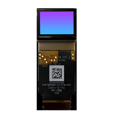 0.72 بوصة وحدة عرض ميكرو OLED مع 2000 C/D الوضوح و 500000١ نسبة التباين لتحقيق أفضل طريقة للمشاهدة