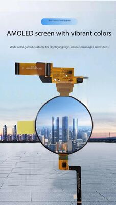 1.72Inch AMOLED Display Module 700nit Brightness ,466 x 466  and MIPI/QSPI Interface,Driving IC CO5300,Display Colors 16.7M