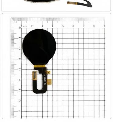 1.2"Round IPS TFT 240*240 Resolution,ALL VIEW MCU8 Interface Driver IC NV3002B 400nit Brightness smartwatch home appliances