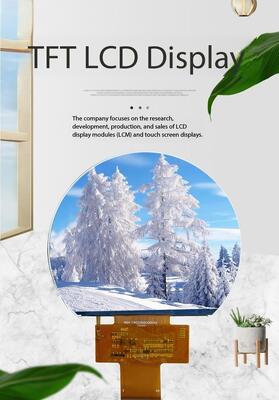 شاشة IPS TFT بسطوع عالٍ 1200 شمعة/متر مربع مقاس 3.54 بوصة مع واجهة RGB 18BIT ودقة 640 × 800