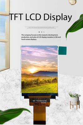 شاشة TFT ملونة مقاس 2.0 بوصة بدقة 240 × (RGB) × 320 وسطوع 500 شمعة للمعدات الطبية