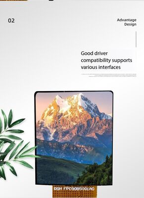 0شاشة LCD IPS TFT بطول 85 بوصة بدقة 128 ((RGB) × 128 و 450 نط من الوضوح للأجهزة المنزلية الذكية