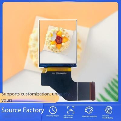 شاشة IPS TFT مقاس 1.8 بوصة مع دقة 128(RGB)x160 ST7735S IC 320nits MCU 16bit واجهة جميع شاشات العرض الرقمية الذكية