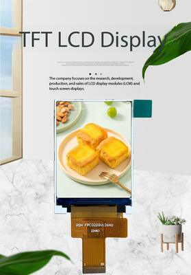 شاشة IPS TFT مقاس 2.0 بوصة مع دقة 240 (RGB) x320 ST7789V IC 320nits RGB 8bit واجهة جميع شاشات عرض المعدات الطبية