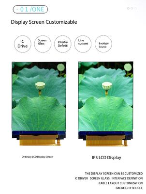 شاشة ملونة IPS TFT مقاس 2.4 بوصة مع دقة 480 (RGB) x640 IC ST7701S MIPI واجهة ذات مسارين 300nits سطوع كل عرض 4 LEDS شاشة TFT LCD ملونة