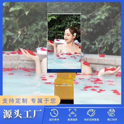 شاشة ملونة 2.7 بوصة IPS TFT مع دقة DELTA 960x240 IC ILI8961 RGB 8bit Interface 260nits سطوع All View 3 LEDS Color TFT LCD