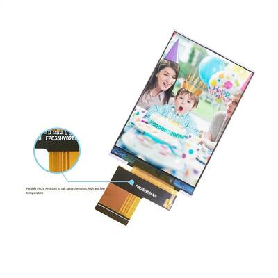 3.5 Inch IPS TFT Color Display Module with MIPI 2T Interface, All View Angle and ILI9488 Driving IC for Industrial Applications